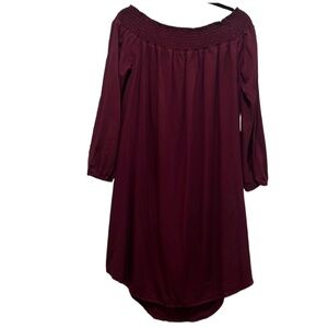 NWT ISABEL Maternity | Maroon Dress | Size Large